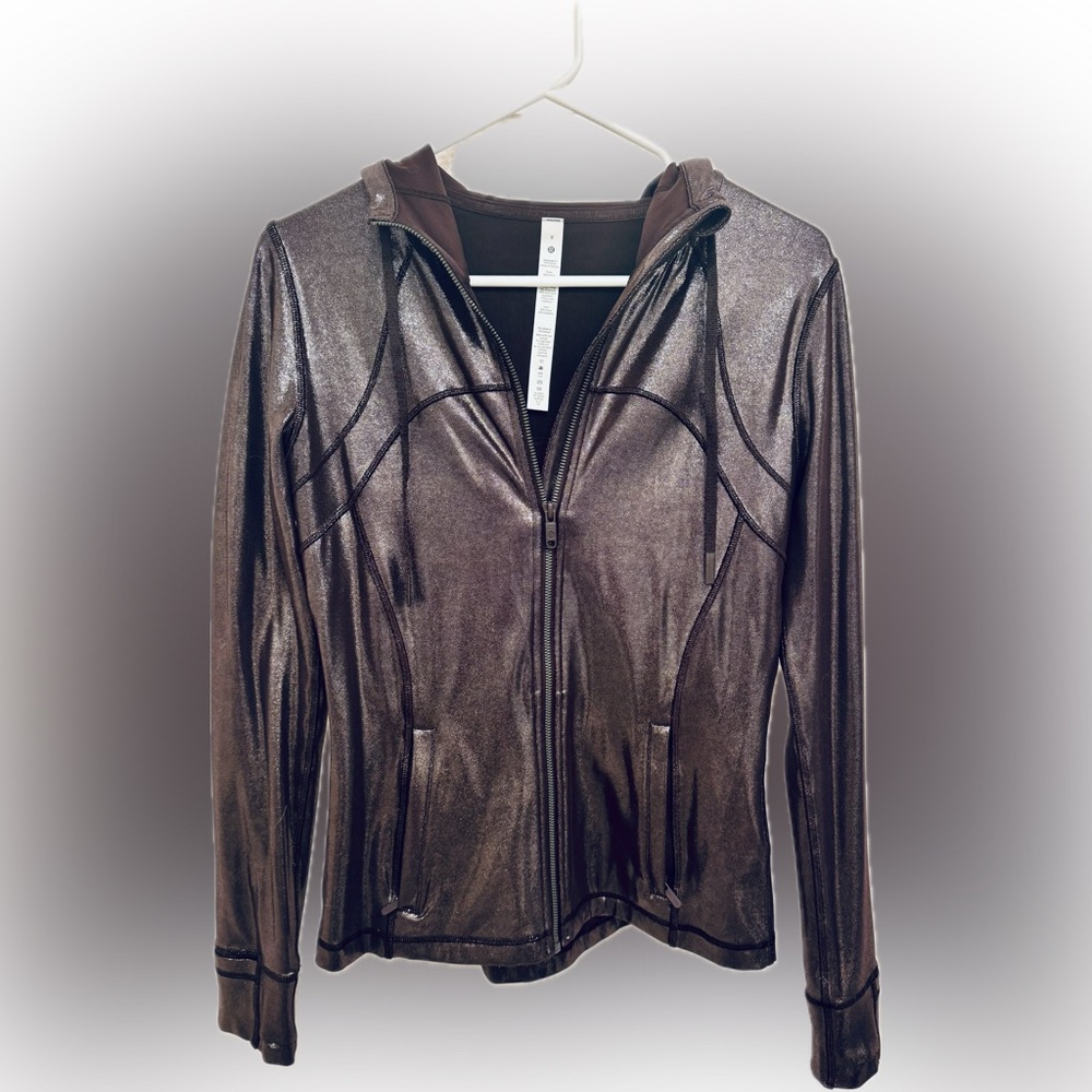 Lululemon Metallic Brown Define Jacket with Hood